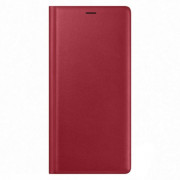 Samsung Galaxy Note leather book case, Red 