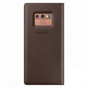 Samsung Galaxy Note leather book case, Brown 