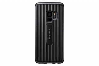 Galaxy S9+ Protective StStanding cover case. Black Mobile