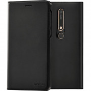 Nokia 6.1 flip cover case, Black 