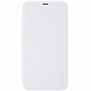 Nillkin Sparkle iPhone XS flip case, White Mobile