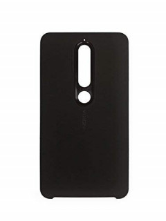 Nokia 6.1 impact resistant plastic  back cover, Black Mobile