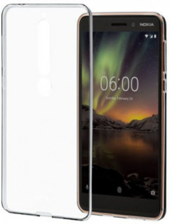 Nokia ctystal cover, back cover, Nokia 6.1 Mobile