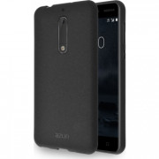 AZURI plastic  back cover  -Black Nokia 5 