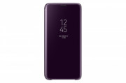 Samsung Galaxy S9 clear view cover case, Purple 