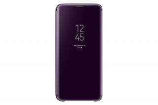 Samsung Galaxy S9 clear view cover case, Purple Mobile