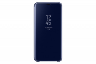 Samsung Galaxy S9 clear view cover case, Blue Mobile