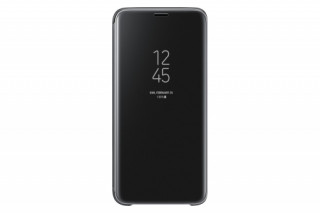 Samsung Galaxy S9 clear view cover case, Black Mobile