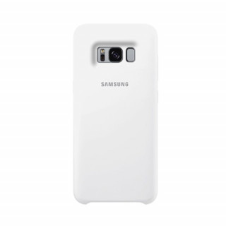 Samsung Galaxy S8plus silicone protective phone case, White Mobile