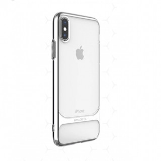 Hana Ceramic plastic  back cover, iPhone XS, Silver Mobile