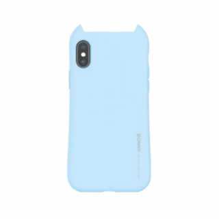 Hana Bonny silicone back cover, Huawei Y6 2018, VBlue Mobile