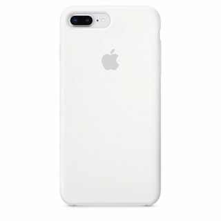 Apple iPhone Plus-7 Plus silicone back cover, White Mobile