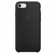 Apple iPhone - silicone back cover, Black 