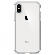 Spigen Ultra Hybrid back cover, iPhone XS, translucent 