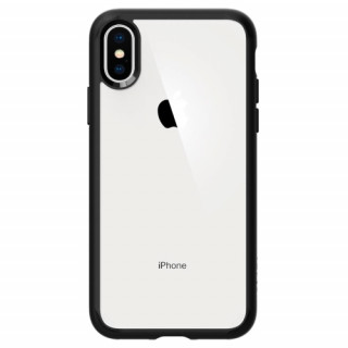 Spigen Ultra Hybrid back cover, iPhone XS, Black Mobile