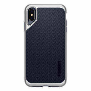 Spigen Neo Hybrid back cover, iPhone XS Max, Satin Silver Mobile