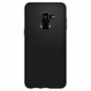 Spigen liquid  Crystal back cover,Galaxy A8 (2018), Black Mobile