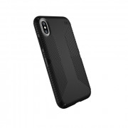 Speck Presidio Grip carbon back cover,iPhone XS, Black 