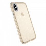 Speck Presidio Glitter back cover, iPhone XS, Gold 