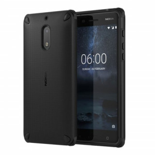 Nokia impact resistant plastic  back cover, Black Mobile