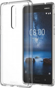 Nokia silicone back cover, translucent 