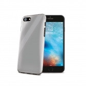 Celly iPhone -silicone back cover, translucent Mobile