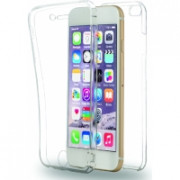 AZURI full silicone case-front and back-translucent, iPhone Plus 