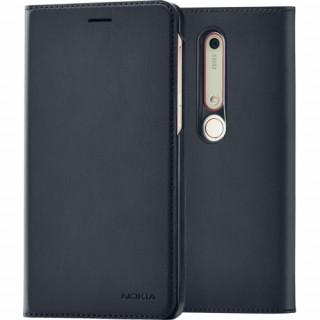 Nokia 6.1 flip cover case, Blue Mobile