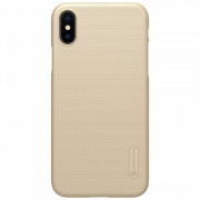 Nillkin Super Frosted iPhone XS back cover, Gold 