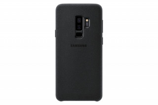 Samsung Galaxy S9+ Alcantara leather back cover, Black Mobile