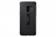 Galaxy S9 Protective Standing cover case. Black 