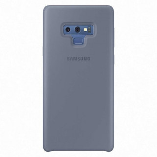 Samsung Galaxy Note silicone back cover, Blue Mobile