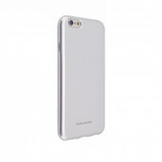 Hana Pearl silicone back cover, iPhone XS/X, silver 