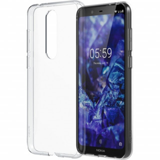 Nokia ctystal cover, back cover, Nokia 5.1 Plus Mobile