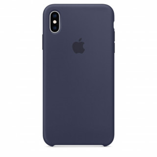 Apple iPhone XS Max silicone back cover, Blue Mobile