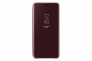 Samsung Galaxy S9 clear view cover case, Gold 