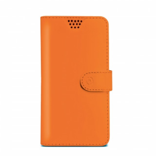 Celly Slide UP univ. 3.5"-4" flip case bor, orange Mobile