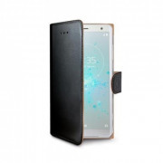 Celly Xperia XZ2 flip case, Black 