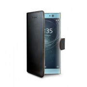 Celly Xperia XA2 flip case, Black 