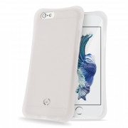 Celly iPhone 6-6S impact resistant silicone back cover, White 