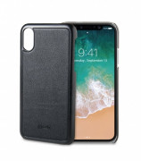 Celly iPhone magnetic back cover, Black 