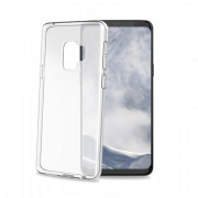 Celly Galaxy S9 silicone back cover, translucent 