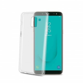 Celly Galaxy J6 silicone back cover, translucent Mobile