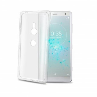 Celly Sony Xperia XZ2 silicone back cover, translucent Mobile