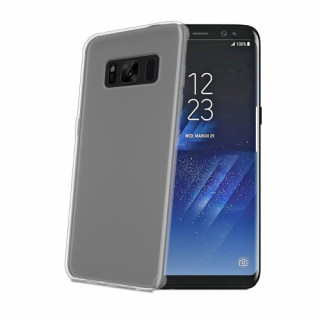 Celly Galaxy S8 Plus silicone back cover, White Mobile