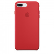 Apple iPhone Plus-7 Plus silicone back cover, Red 