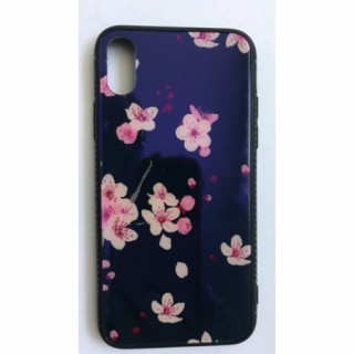 BH656 mobile case BLU-RAY glass Full Pink Flower Iphone 7/8 Mobile