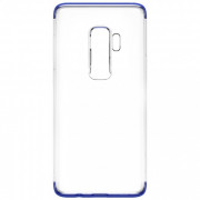 Baseus Armor silicone back cover, Galaxy S9+,translucent/Blue 