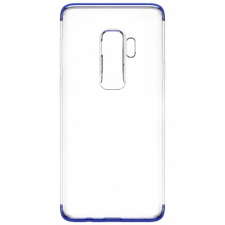 Baseus Armor silicone back cover, Galaxy S9+,translucent/Blue Mobile