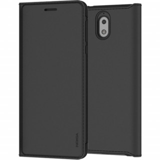 Nokia 3.1 flip cover case, Black Mobile